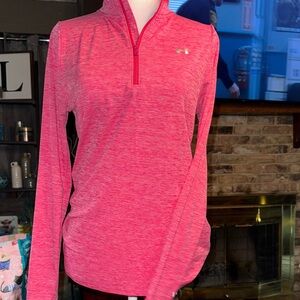 Under Armour Women's Hot Pink Quarter-Zip Hoodie
